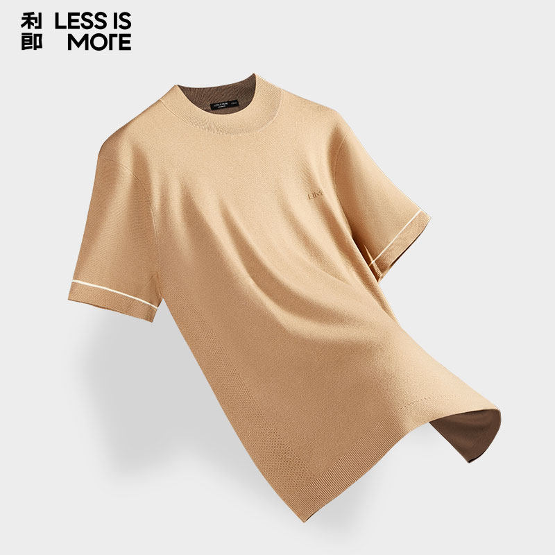 【羊绒桑蚕丝】利郎青年商务毛衣2025冬季休闲时尚保暖针织毛衫男