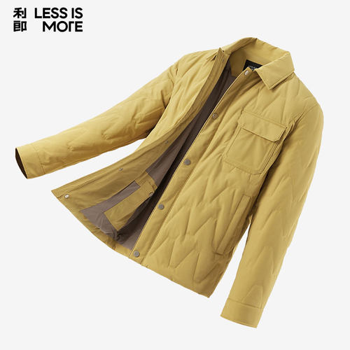 【肌理防跑绒】利郎青年商务羽绒服2025冬季时尚休闲保暖抗寒外套