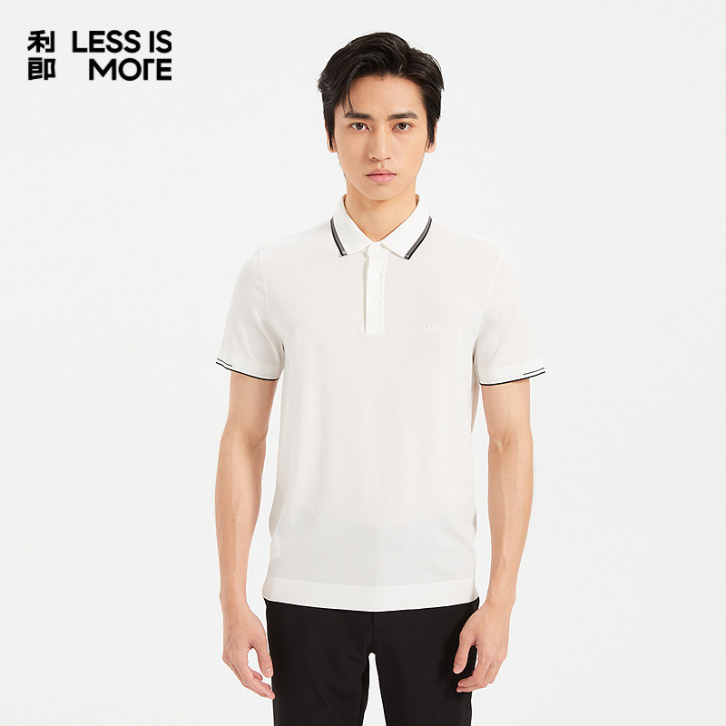 【撞色领口】利郎青年商务短袖polo衫2025夏季翻领休闲时尚上衣男,男装,Polo衫,淘宝优惠券,粉丝福利购,淘宝优惠卷