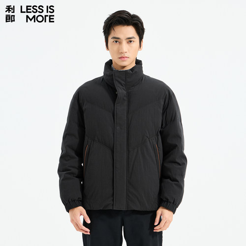 【商羽鲜绒】利郎青年商务羽绒服2025冬季时尚休闲保暖抗寒外套男