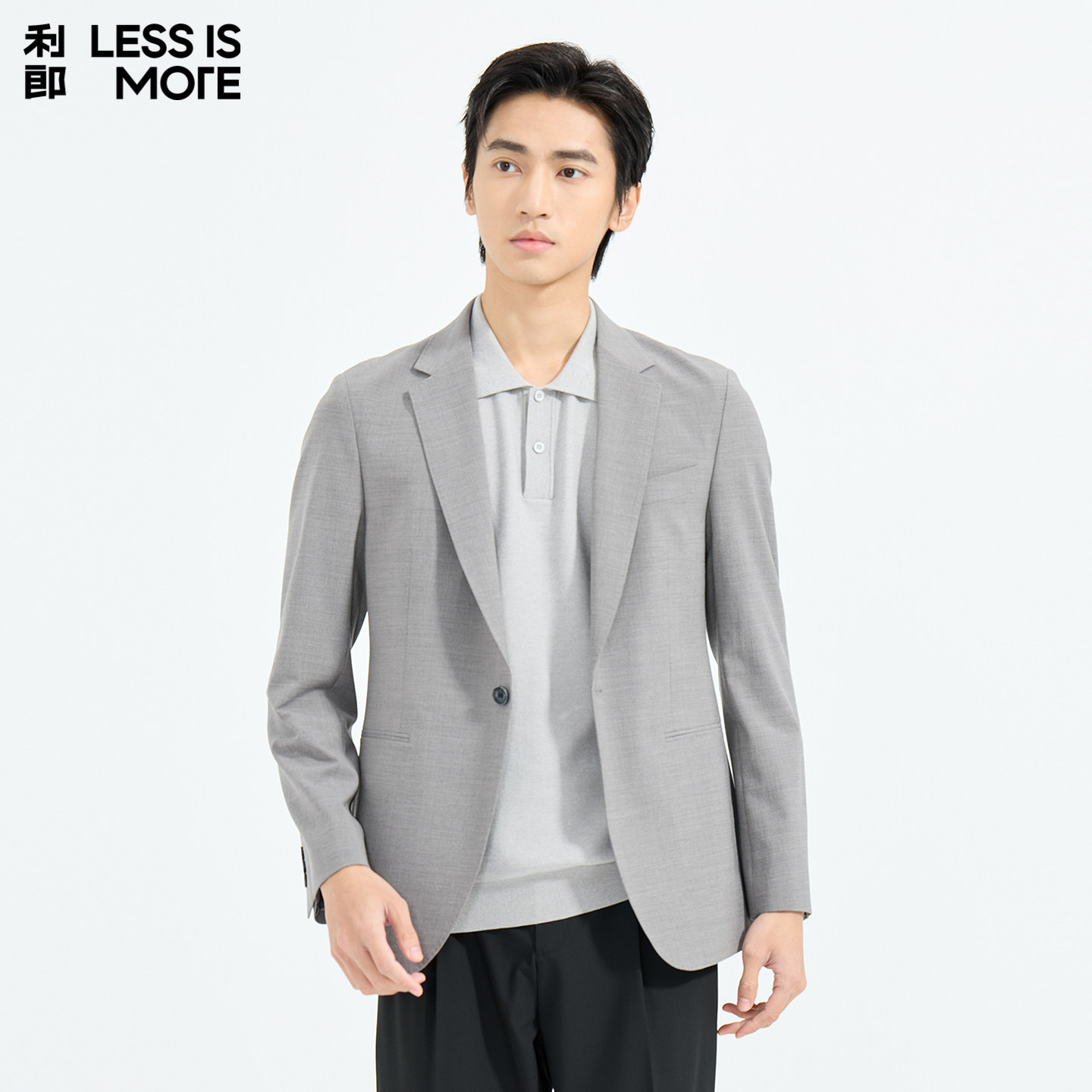 【羊毛混纺】利郎青年商务单西2026春季时尚休闲百搭西装男士外套