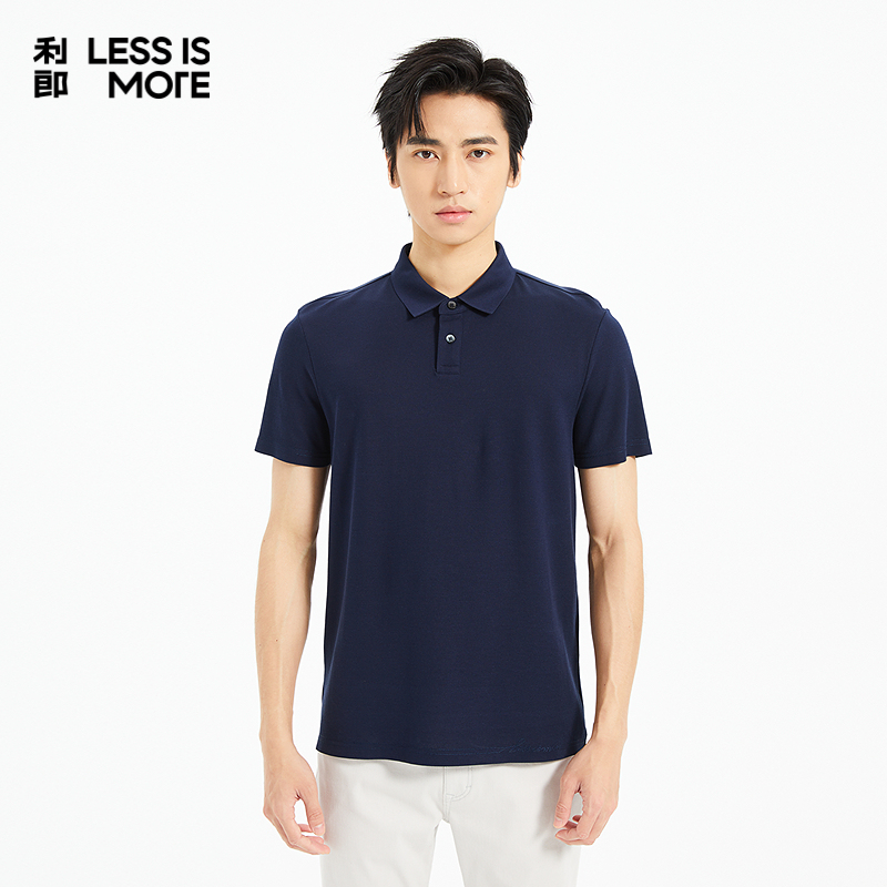 【棉混纺面料】利郎青年商务短袖POLO衫男2025夏休闲短tQ5XTX808