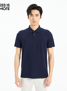 【棉混纺面料】利郎青年商务短袖POLO衫男2025夏休闲短tQ5XTX808