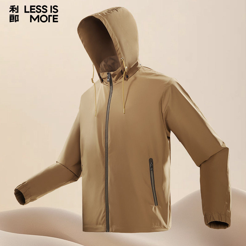 【户外通勤】利郎青年商务夹克男2026春季连帽时尚商务休闲外套男