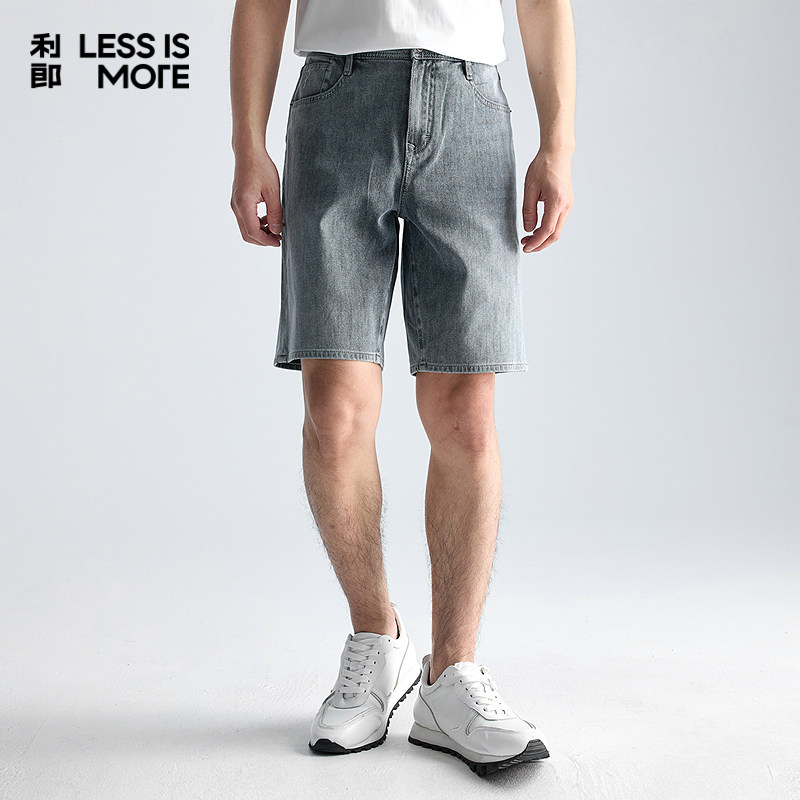 【万向弹力】利郎青年商务短裤男2026夏季新款时尚百搭牛仔五分裤