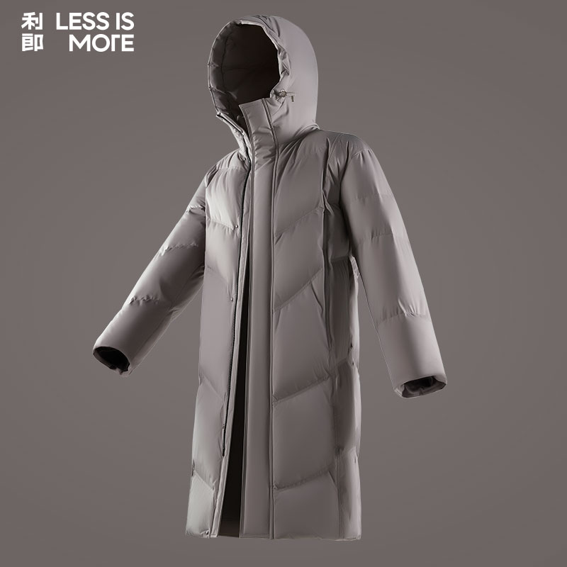 【商羽鲜绒】利郎青年商务羽绒服2025冬季时尚休闲保暖抗寒外套男