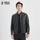 休闲轻奢外套男 时尚 温暖舒适 利郎青年商务真皮皮衣男2026春季