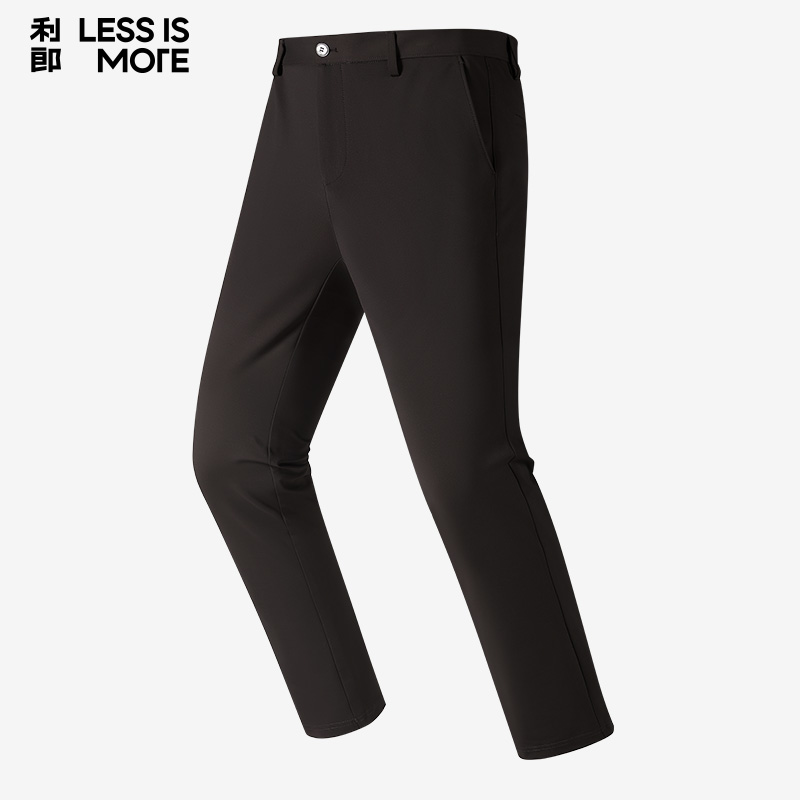 利郎LESSISMORE青年商务休闲裤