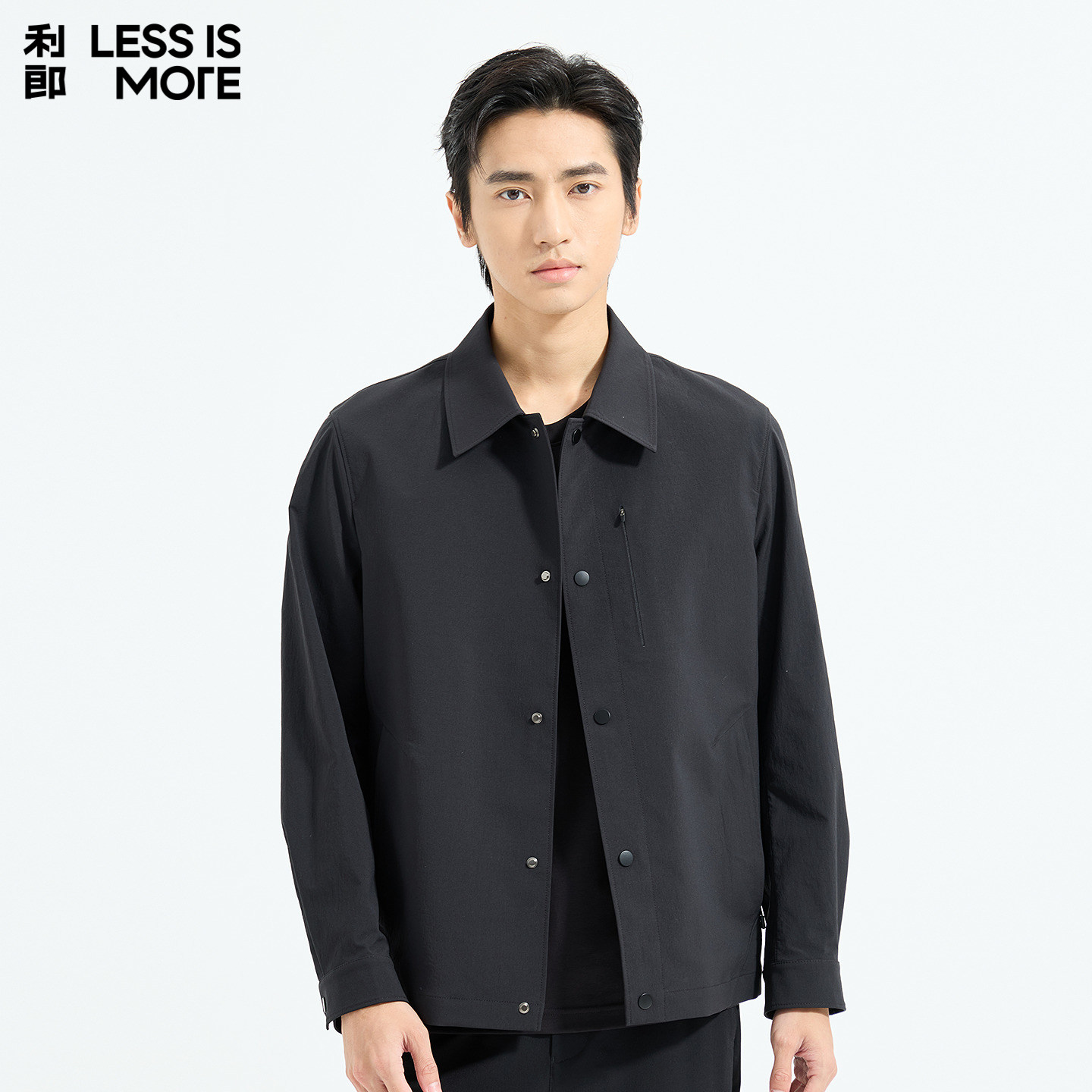 【锦氨混纺】利郎青年商务风衣2026春季商务休闲弹力风衣男士外套