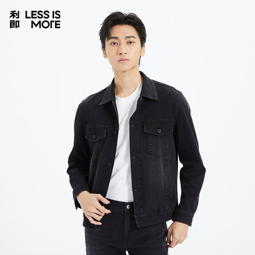 【牛仔夹克】利郎青年商务夹克男2026春季翻领时尚商务休闲外套男