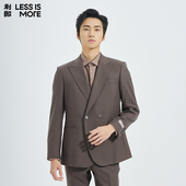 羊毛混纺 两件套西装 利郎青年商务商场同款 2026春季 男 西服套装