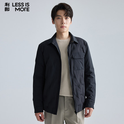 【轻薄保暖】利郎青年商务轻薄羽绒服男2025冬季通勤时尚休闲外套