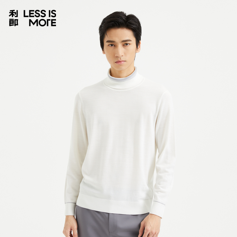 【周翔宇联名款】利郎青年商务毛衣2025秋时尚保暖针织衫Q4QMS604