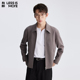 百搭休闲保暖大衣 时尚 青年通勤 利郎青年商务毛呢外套2025冬季