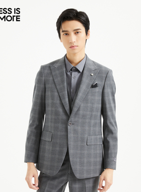 【混纺TR面料】利郎青年商务西服男2026春休闲西装三件套Q4QXF06