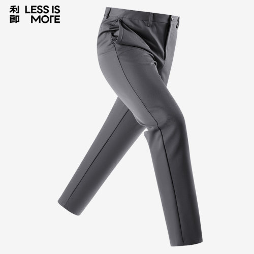 利郎LESSISMORE青年商务休闲裤
