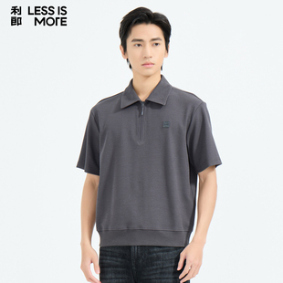 【棉涤氨混纺】利郎青年商务短袖polo衫2026年夏翻领休闲时尚上衣