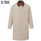 保暖抗寒外套男 羽绒服2025冬季 撞色翻领 利郎青年商务商场同款