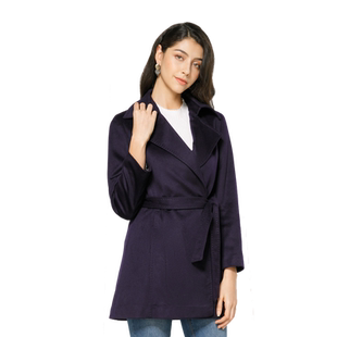 玫而美毛呢外套女中长款品牌正品时尚高端短款羊绒大衣