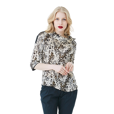 玫而美品牌专柜桑蚕丝春秋套头衫