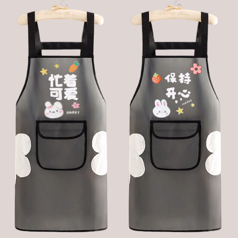 围裙厨房家用防水防油餐饮专用工作服透明TPU可爱加长做饭女罩衣,家庭/个人清洁工具,围裙,淘宝优惠券,粉丝福利购,淘宝优惠卷
