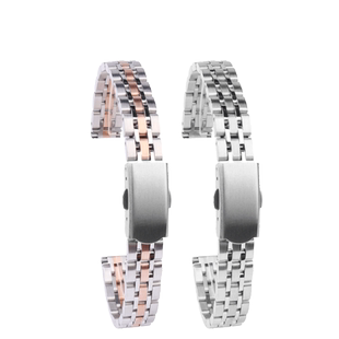 适配聚利时CK西铁城DW罗斯蒙特小表盘绿表金表ins风精钢手表带女