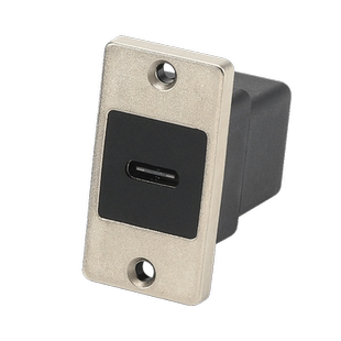 艾威尚长方型网络RJ45数据HDMI插底座TypeC光纤对接方形模块USB母