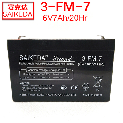 SAIKEDA6V7AH蓄电池儿童玩具车