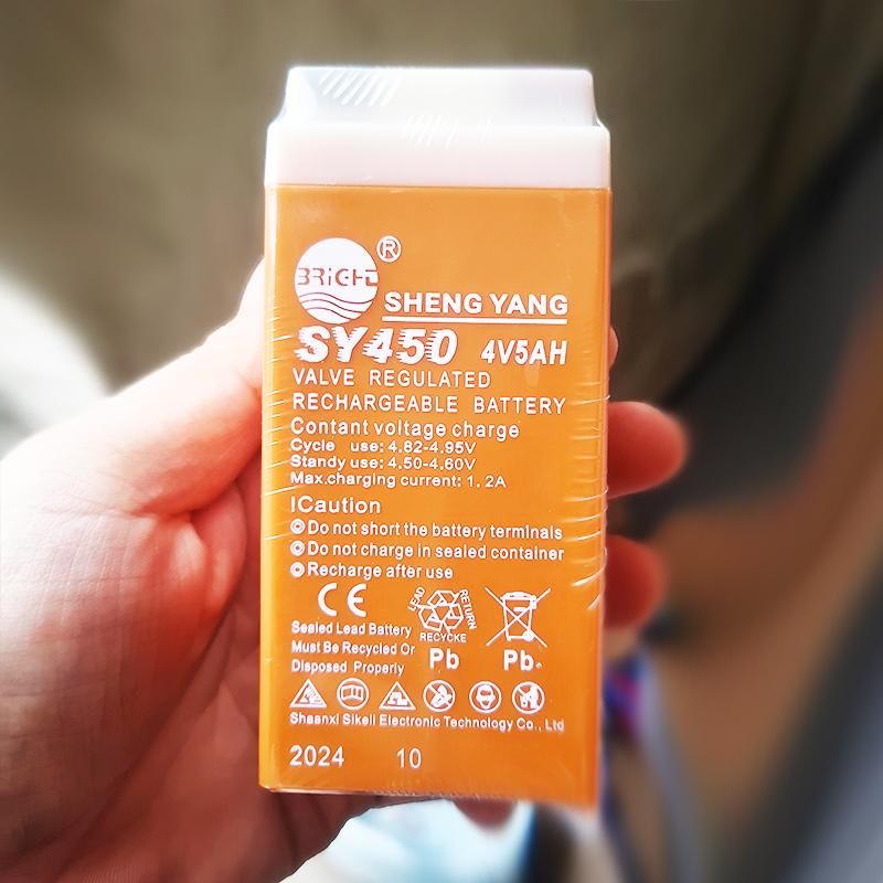 正品电子秤电池4V5.0AH/20HR