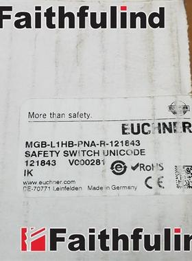 议价Euchner MGB-L1HB-PNA-R-121843 安士能安全开关 121842 1060
