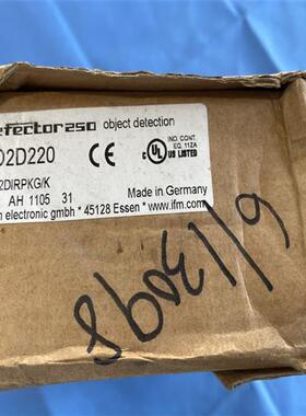 议价德国ifm物体识别感测器O2D220 02DIRPKG/K接近开关光电开关