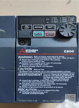 议价三菱变频器功能完好   FR-E840-0040-60 1