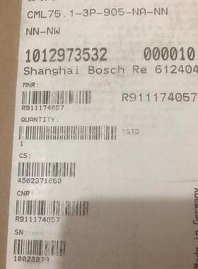 议价力士乐Rexroth逻辑控制器 CML75.1-3P-905-NA-NNNN-NW R91117