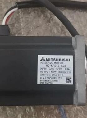 议价供应三菱伺服电机HC-KFS43K-S4包邮 质保一年可开增票议价