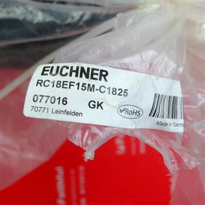 议价Euchner 077016 安士能全新连接线 M23 19芯 RC18 C1825 15米