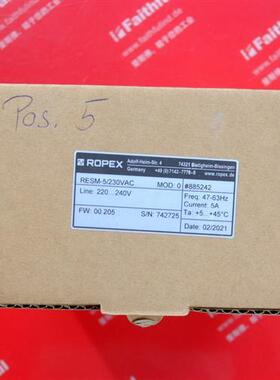 议价Ropex RESM-5 德国全新热封控制模块 885242