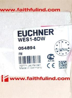 议价Euchner 054894 安士能全新安全模块 WES1-8DW