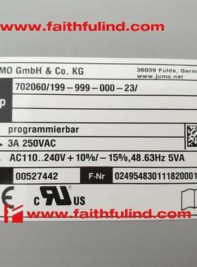 议价拍前咨询MO 00527442 久茂温控器 iTRON DR100  702060/199-9