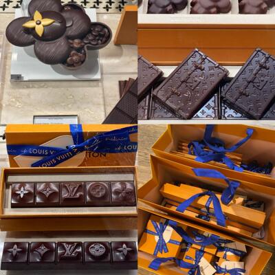 法国新鲜带回lv巧克力礼盒代购LV巧克力七夕礼盒