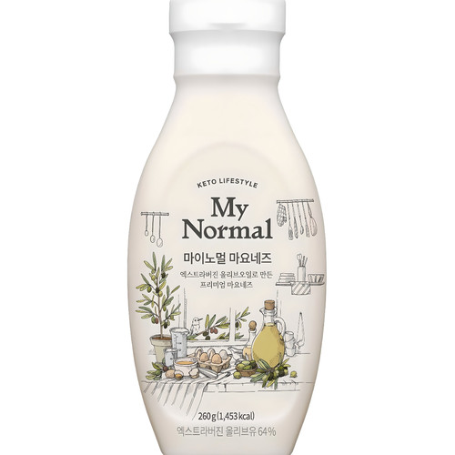 韩国My Normal特级初榨橄榄油蛋黄酱零糖低卡健康美乃滋