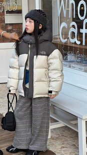 羽绒服儿童90绒羽绒外套 新男女童中长款 music木莎品牌童装 25冬季