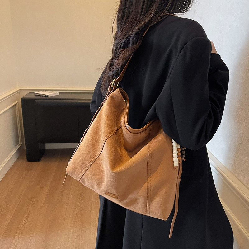 高级感复古通勤大容量托特包包包包女秋冬2025新款超火单肩斜挎包