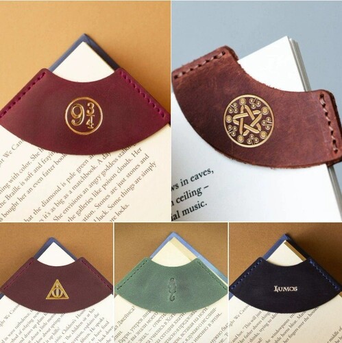跨境新品 Leather Bookmark皮革书签 2022独立站爆品书本分割器