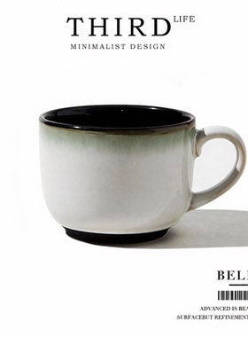 Life's·Belly·陶瓷可微波燕麦片杯杯具牛奶早餐杯带盖勺 | 大肚