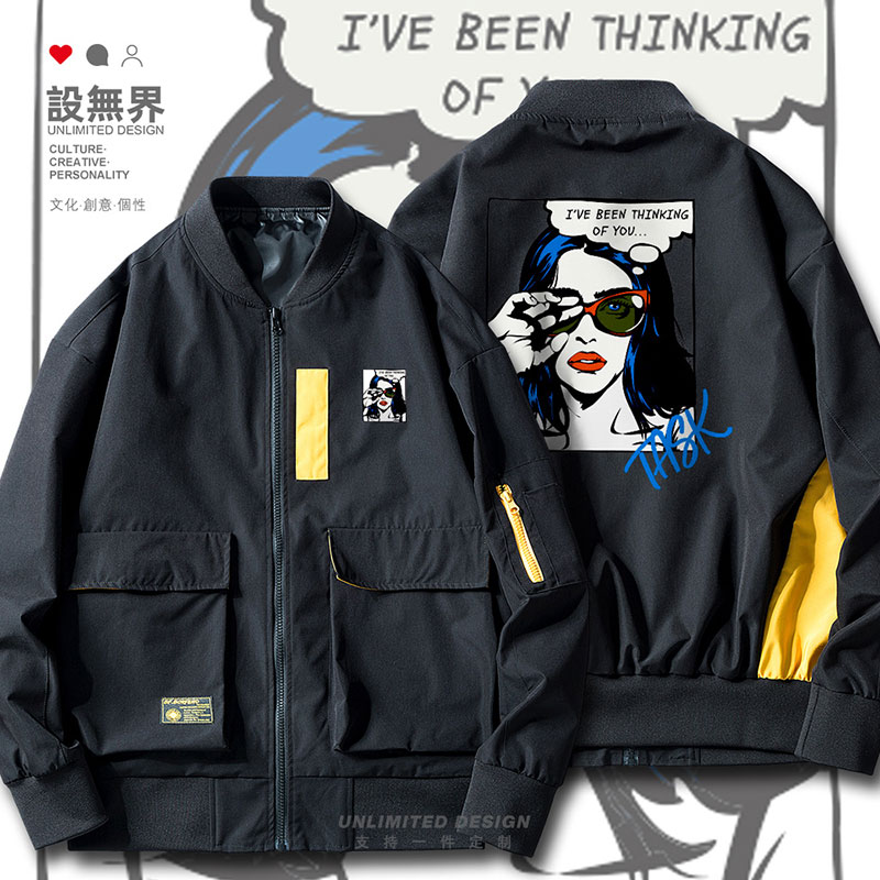 长发女thinkgofyou想你夹克