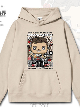 欧美流行歌手Shawn Mendes肖恩蒙德兹连帽卫衣男女装0017设 无界