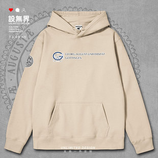 哥廷根大学格廷根大学名校学生连帽卫衣男女男装ins衣服装设 无界