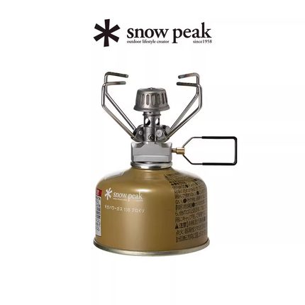 SnowPeak雪峰瓦斯炉大功率轻量BC便携炉头一体式露营炉具GS-100
