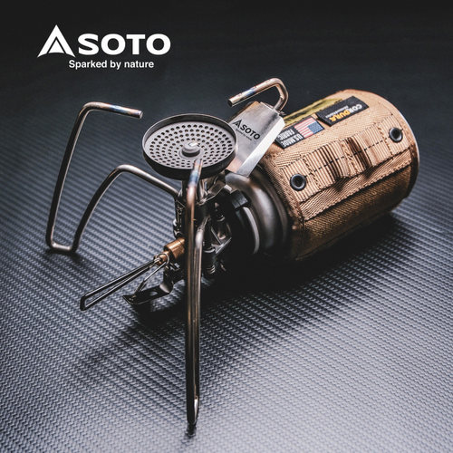日本soto钛蜘蛛炉st-350轻量气炉