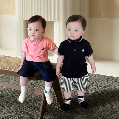 POLO衫短袖小童纯棉夏款
